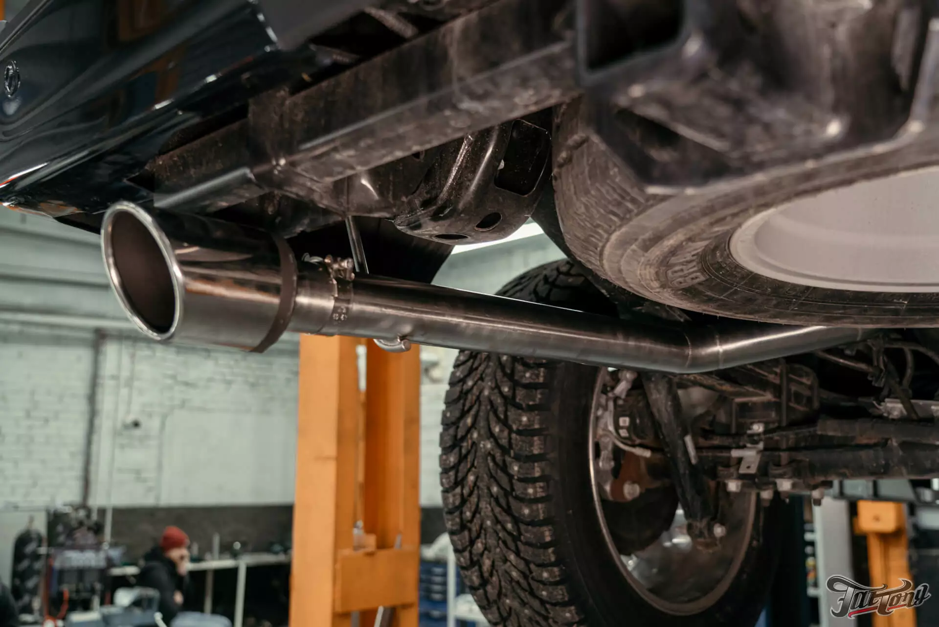 Ford F150. Установка выхлопной системы